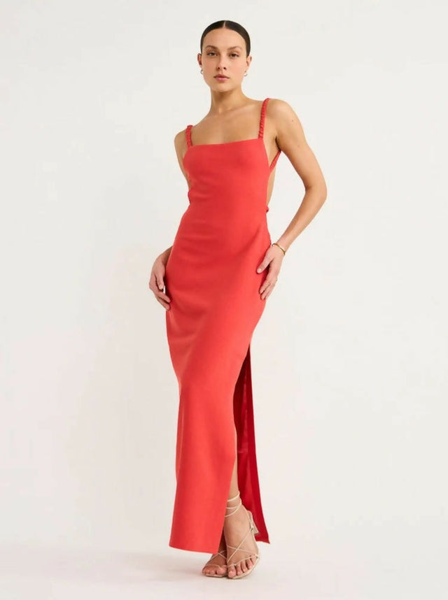 Sir the Label Spoerri Backless Midi Gown - Dresses