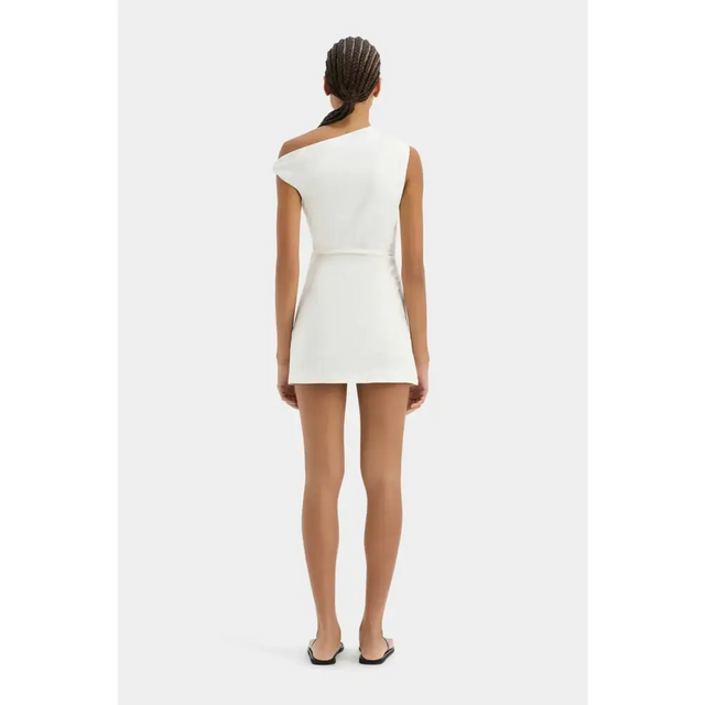 Sir The Label Tamara Knot Mini Dress Ivory Size 1 / AU 8 - 8 / White - Dresses