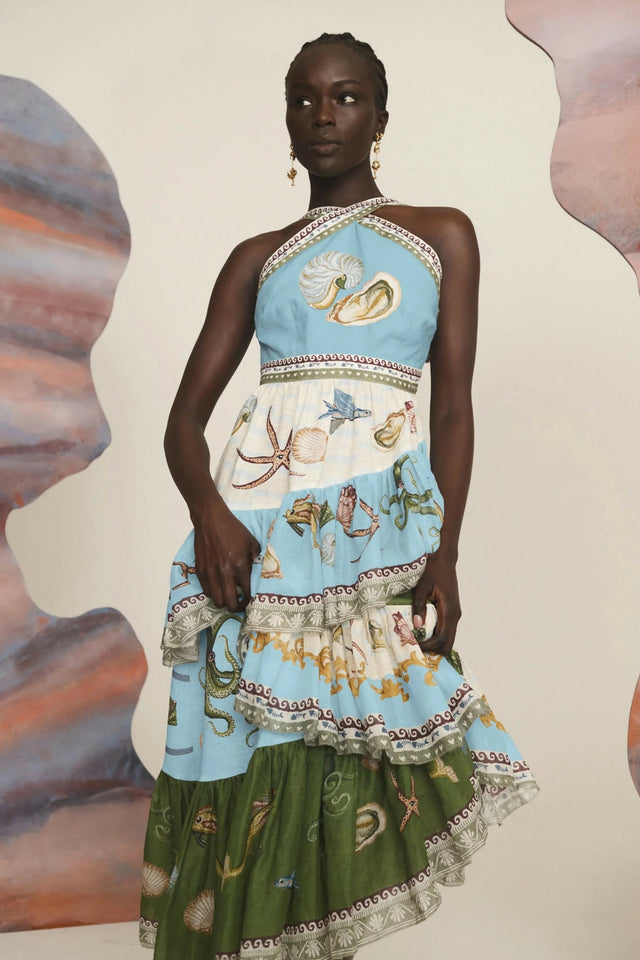 Alemais Bath House Midi Dress