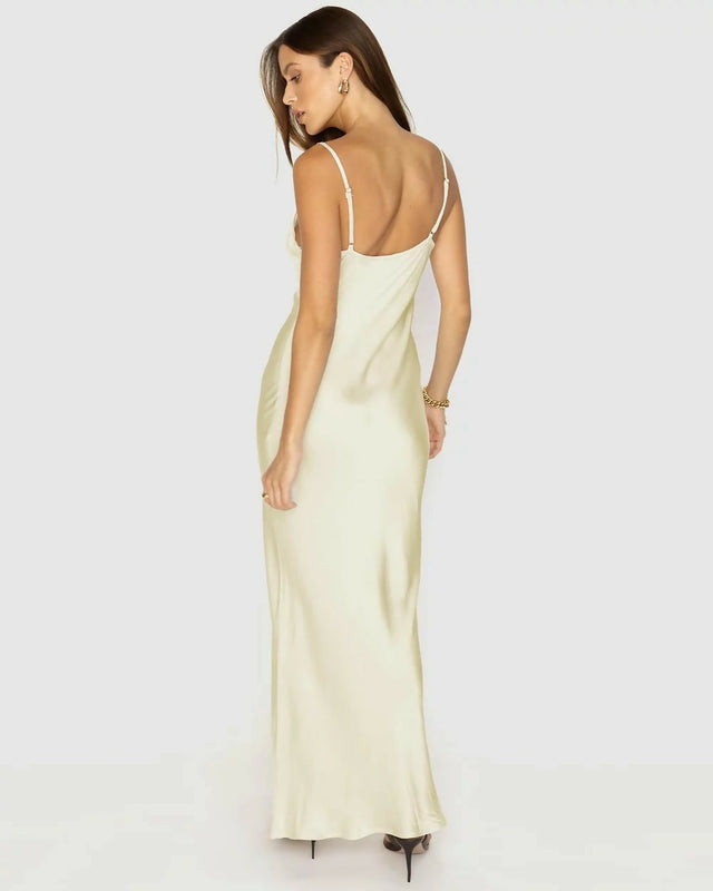 Sndys Camilla Maxi Dress - 10 / Yellow - Dresses