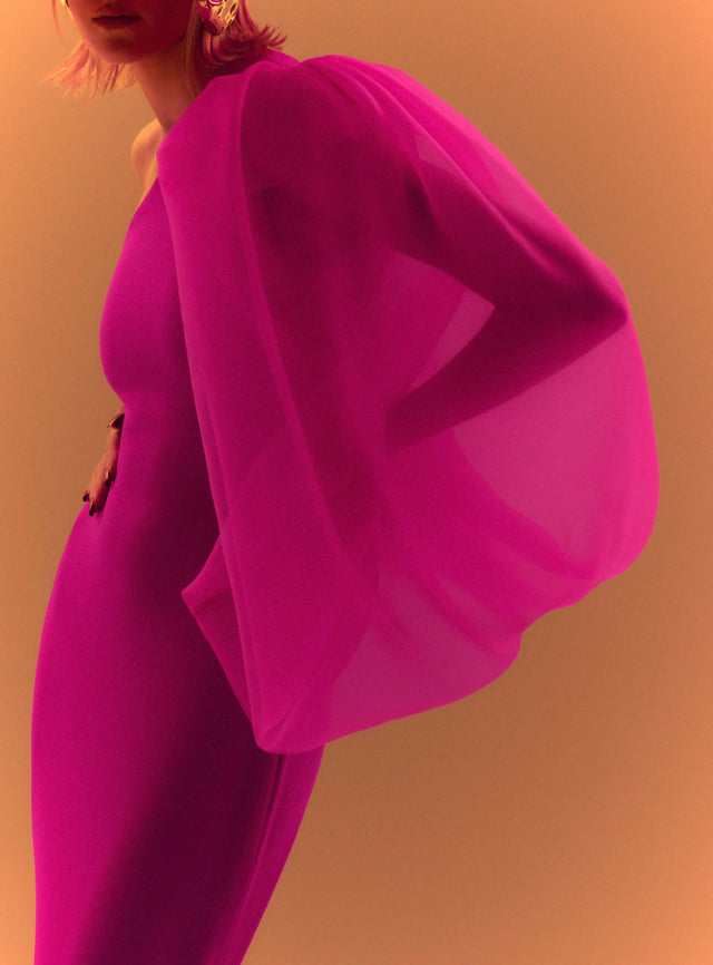 Solace London The Hudson Maxi Dress in Pink - 8 / Pink - Dresses