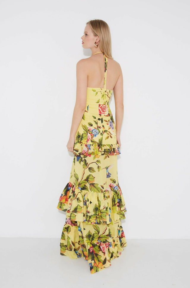 Sonya Florence Maxi Dress Royal Botanica Size S/AU 8 - Dresses