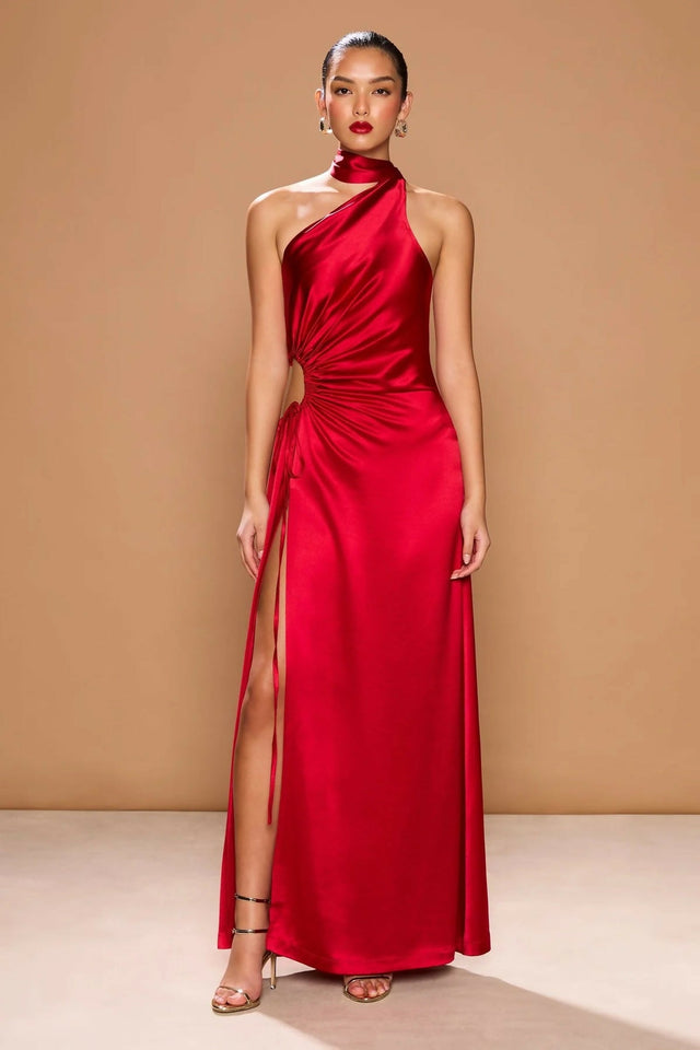 Sonya Moda Alia Dress in Sorrento Red Size 8 10 12 14 & 16 - Dresses