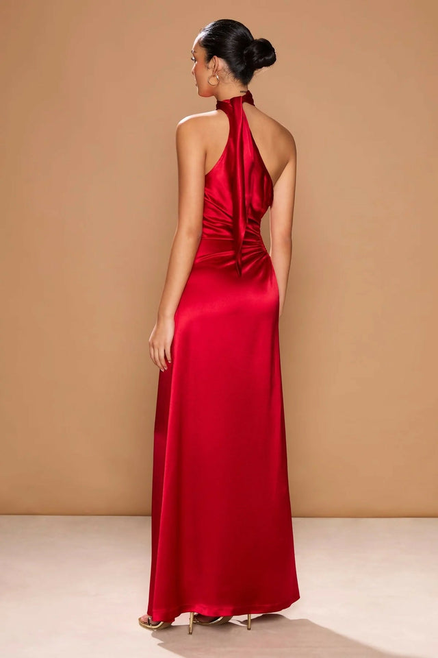 Sonya Moda Alia Dress in Sorrento Red Size 8 10 12 14 & 16 - Dresses