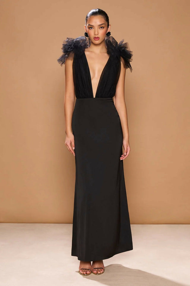 Sonya Moda Como Gown Noir Size AU 8 10 & 12 - 8 / Black - Dresses