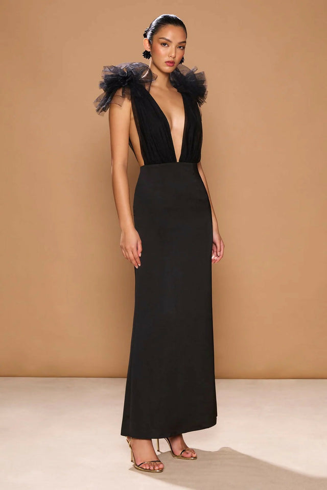 Sonya Moda Como Gown Noir Size AU 8 10 & 12 - Dresses