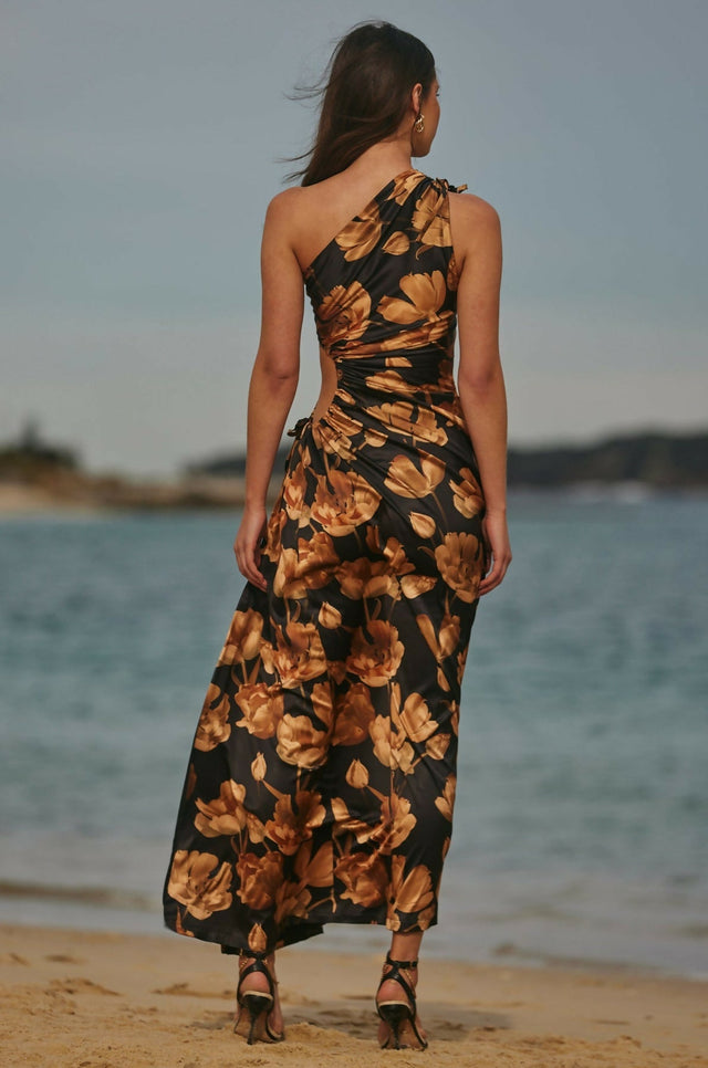Sonya Moda Nour Marbella Maxi Brown Size AU 6 - 6 / Brown - Dresses