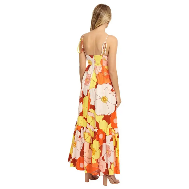 Steele Farida Dress Flower Power Print Size AU 10 - 10 / Floral - Dresses