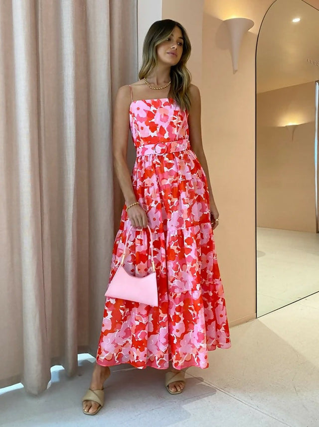 Steele Harper Dress in Camellia - 8 / Multi - Dresses