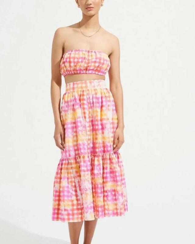Steele Malibu Sans Set in Hypno Gingham - 10 / Multi - Outfit Sets