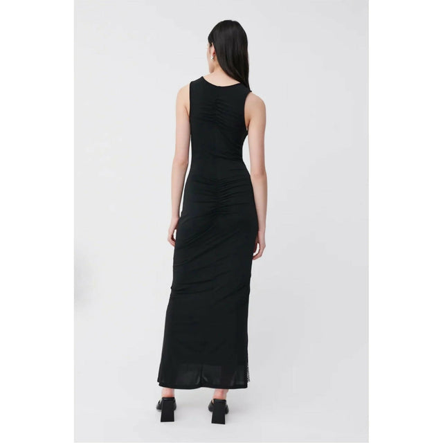 Suboo Dali Diamante Plunge Neck Maxi Dress - 8 / Black - Dresses