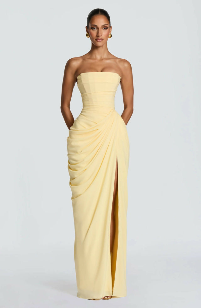 Babyboo Cyra Maxi Dress Lemon