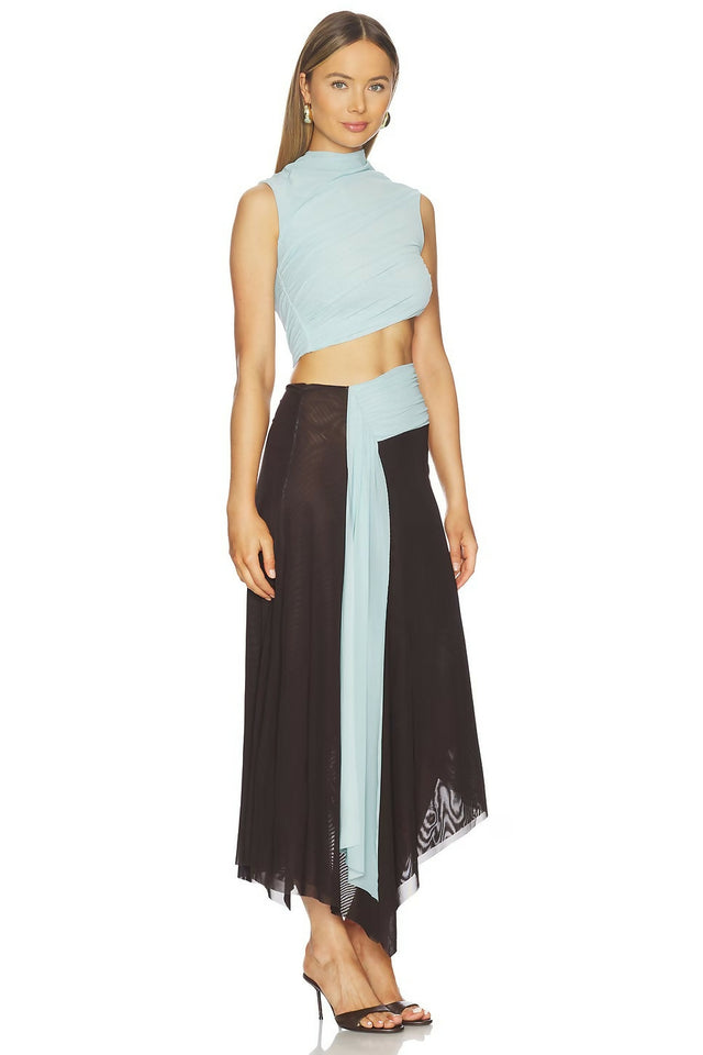 Bec & Bridge Conni Asym Midi Dress