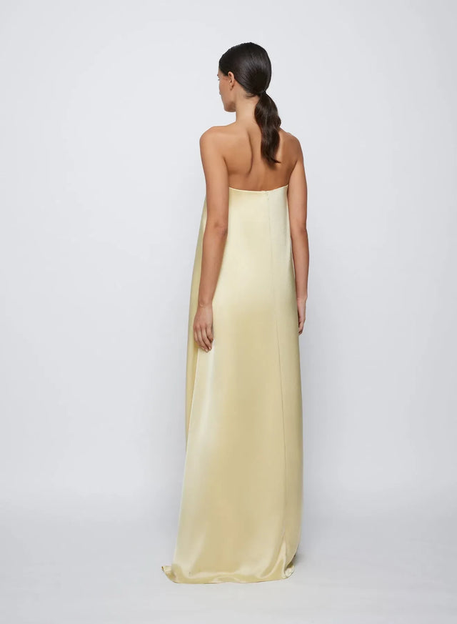 Anna Quan Delfina Maxi Dress Champagne Lemon