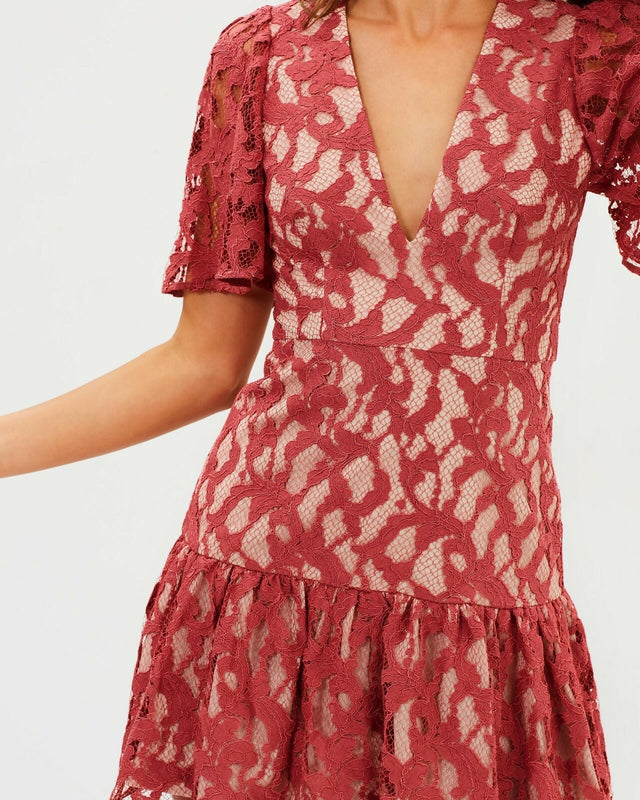 Talulah Immediacy Mini Dress Size 12 - 12 / Rose Pink - Dresses