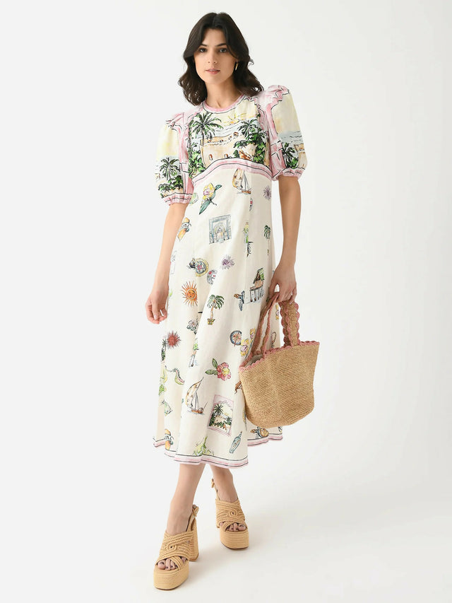 Alemais Sunset Midi Dress