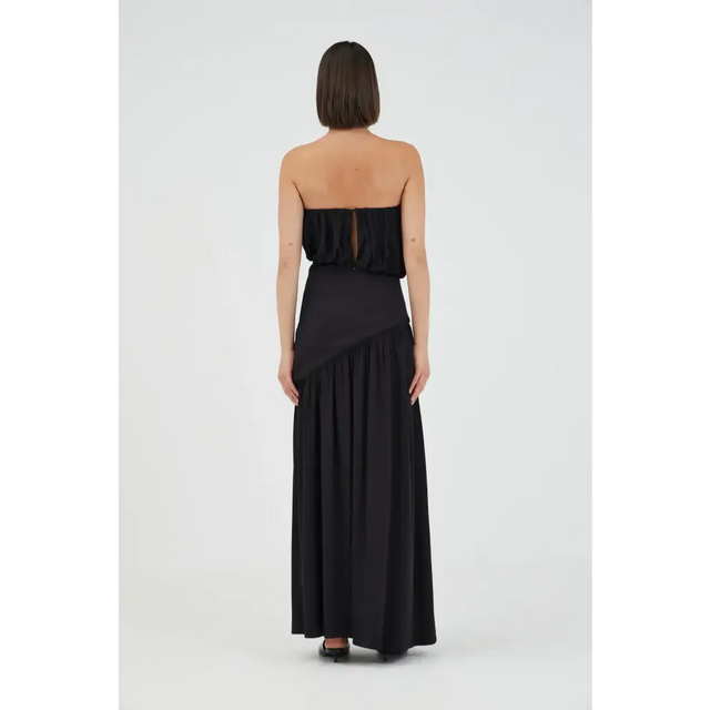 Third Form Seraphic Strapless Maxi Dress Black - Dresses