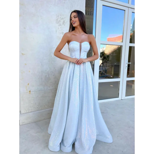 Tina Holly TK313 in Silver - 14 / Silver - Dresses