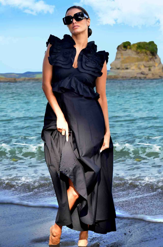 Trelise Cooper Got the Frills for You - 10 / Black - Dresses