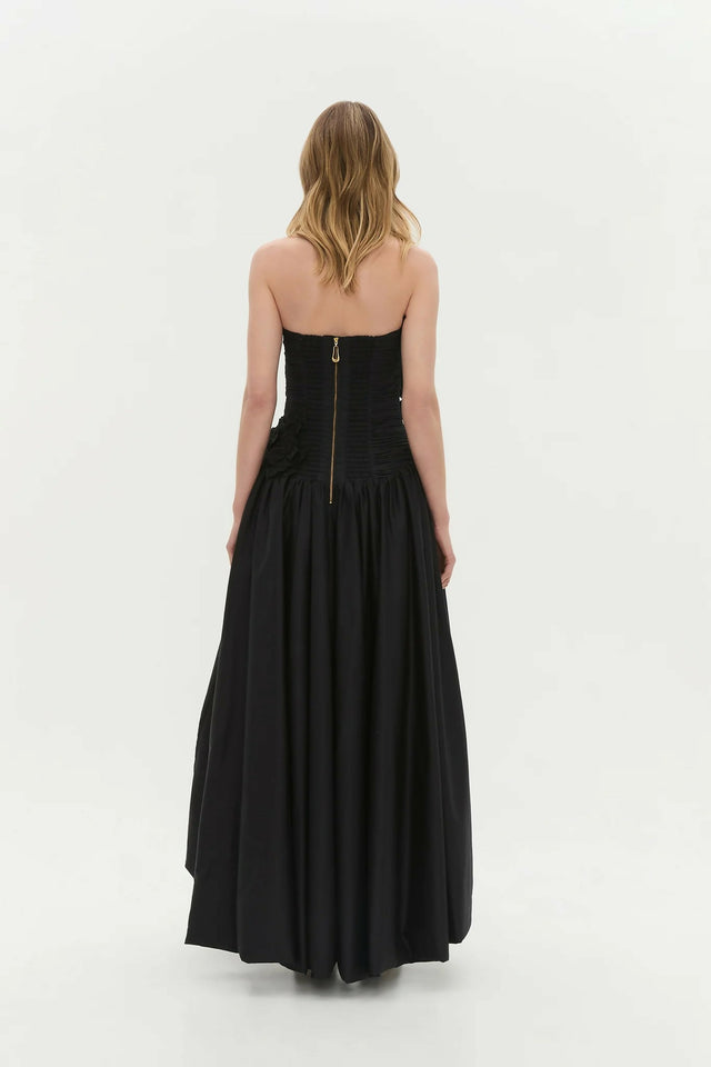 AJE Splendour Black Flower Gown
