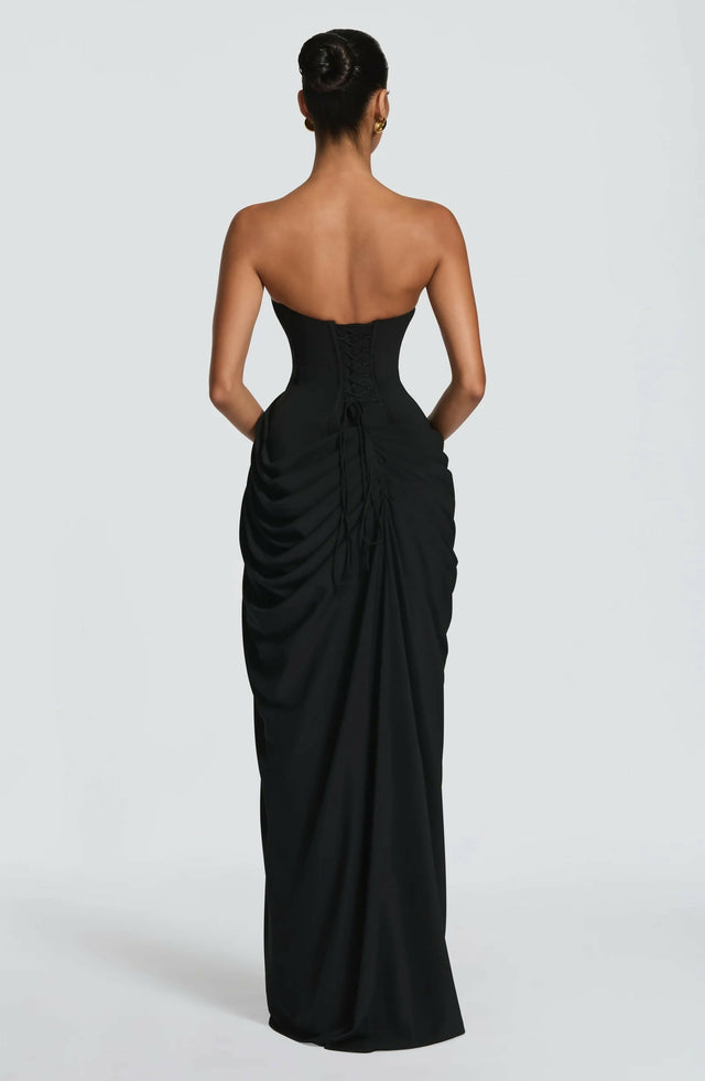 BABYBOO Cyra Maxi Dress Black