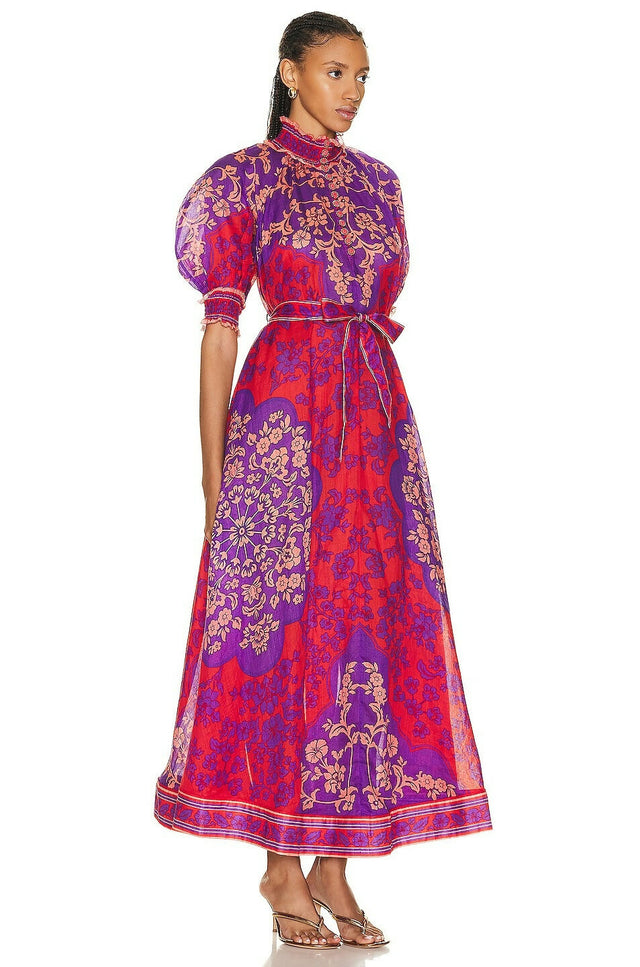 Zimmermann Raie Swing Maxi Dress