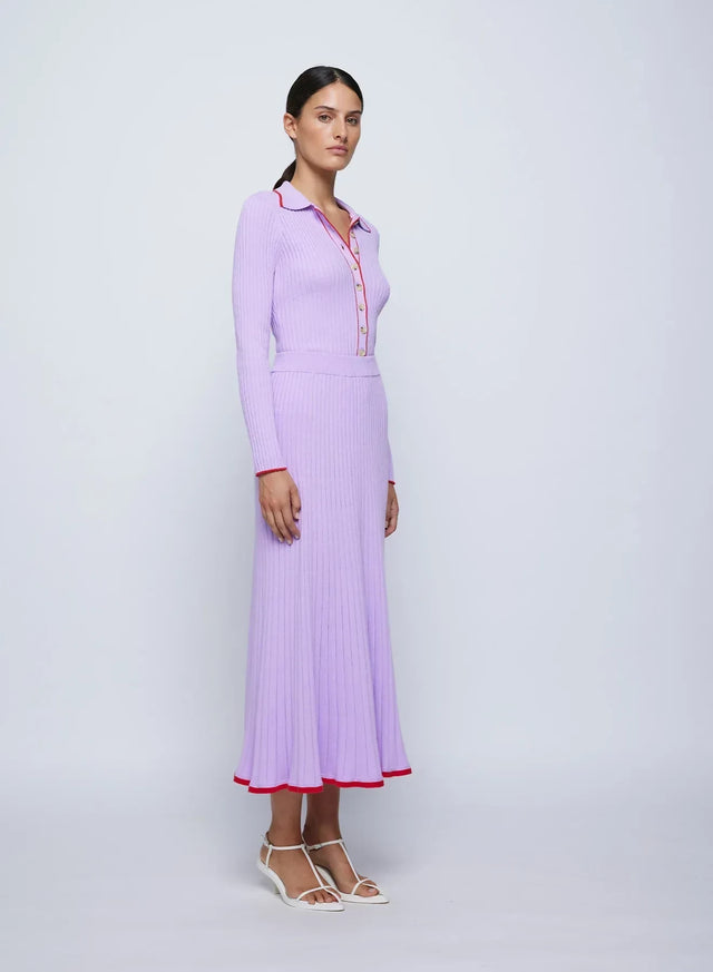 Anna Quan Ashlen Top Felicia Skirt Lilac Orchid