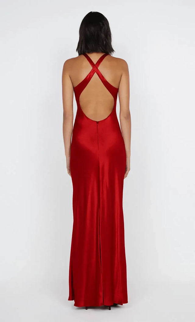 Bec & Bridge Maxiba Crossover Dress Rouge