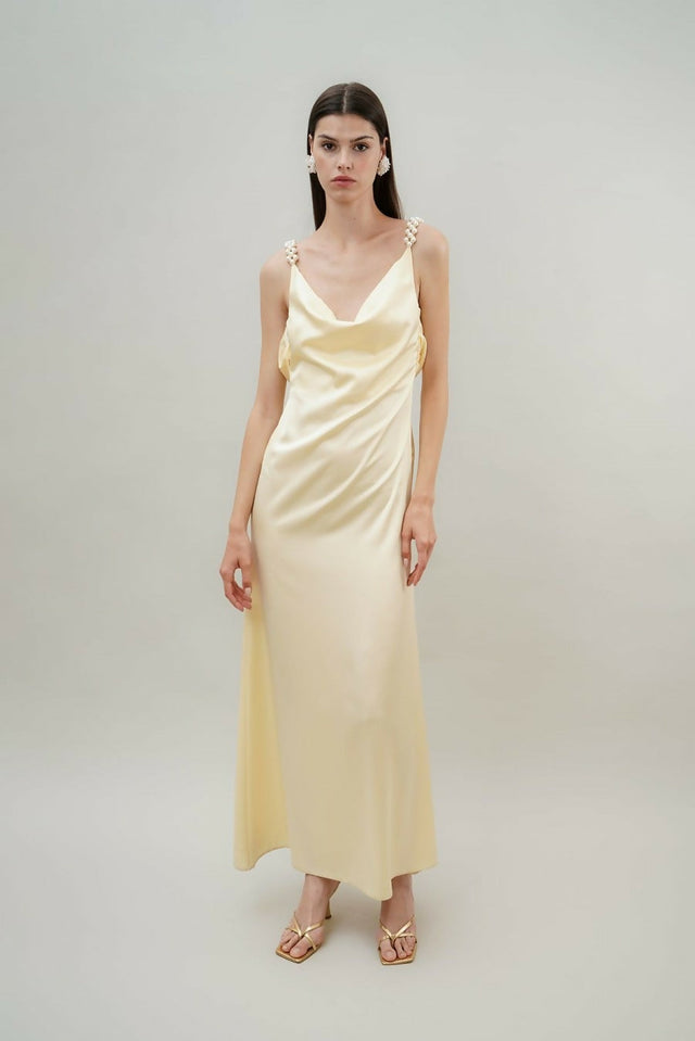 Vanina Kirsten Gown/Maxi Dress - 8 / Yellow - Dresses