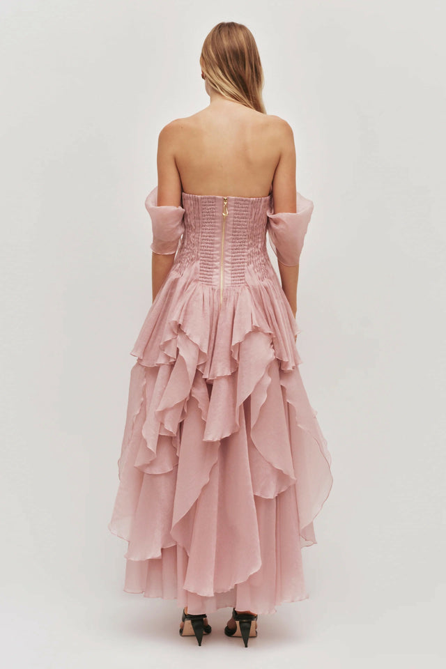 Aje Nisha Gown Fawn Pink
