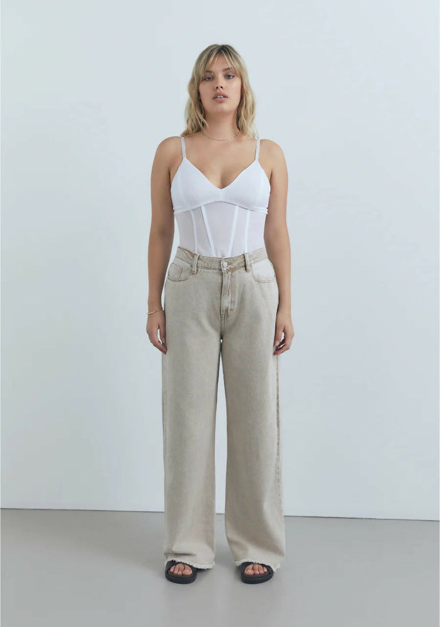 Viktoria & Woods Omega Bustier in White - 4 / White - Tops