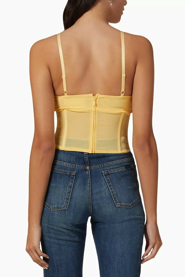 Viktoria & Woods Omega Bustier Yellow - 4 / Yellow - Tops
