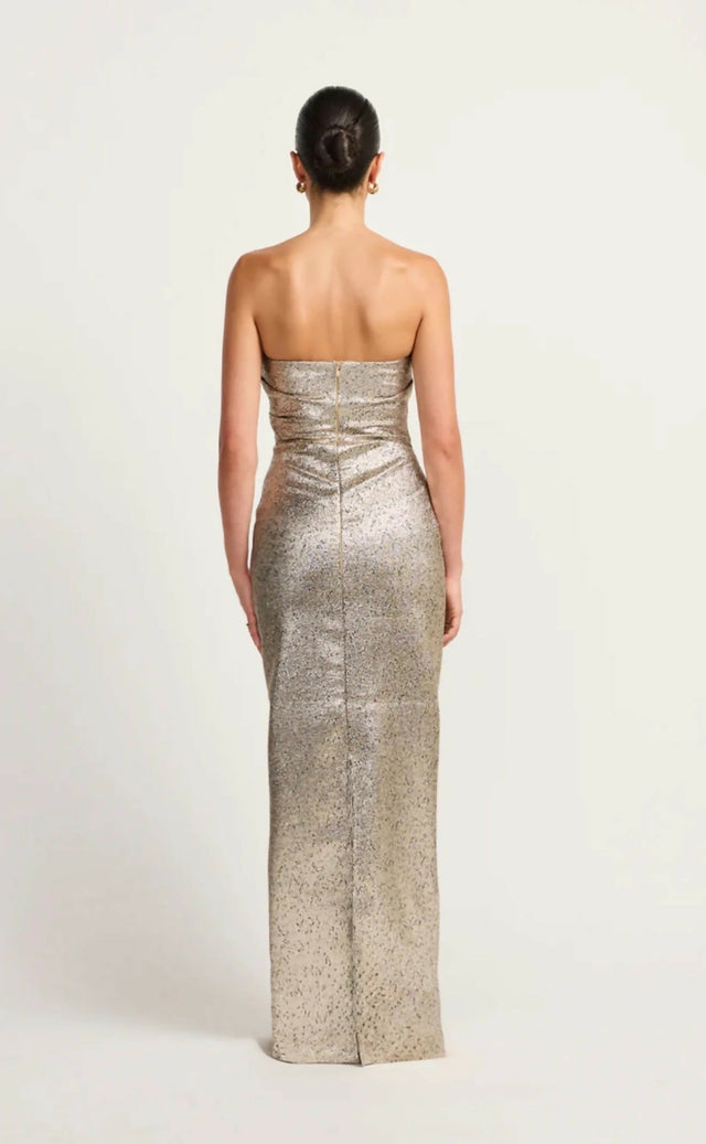 Tojha Tacoma Dress Metallic Champagne