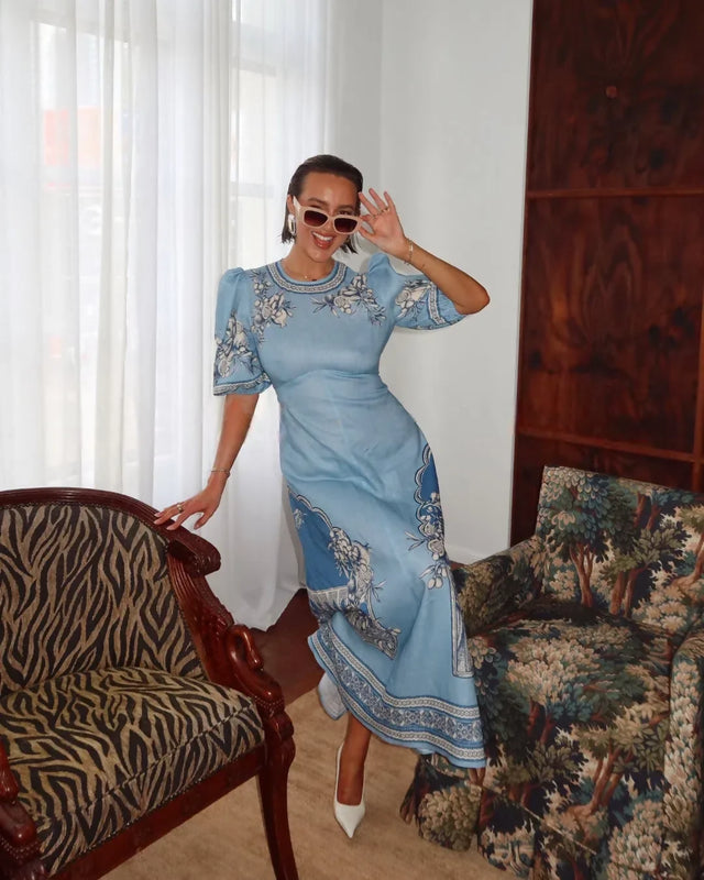 Alemais Villa Romantica Midi Dress