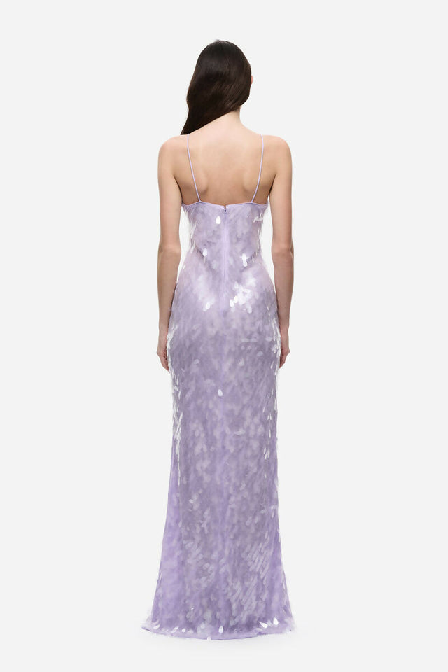Misha Sapphire Sequin Maxi Dress Lilac