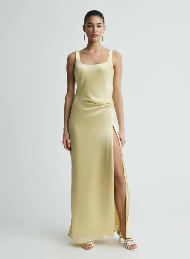 Anna Quan Etta Dress Champagne Lemon