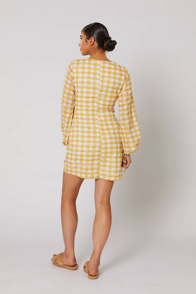 Winona Amberette Gingham Mini Dress - Sale - Dresses