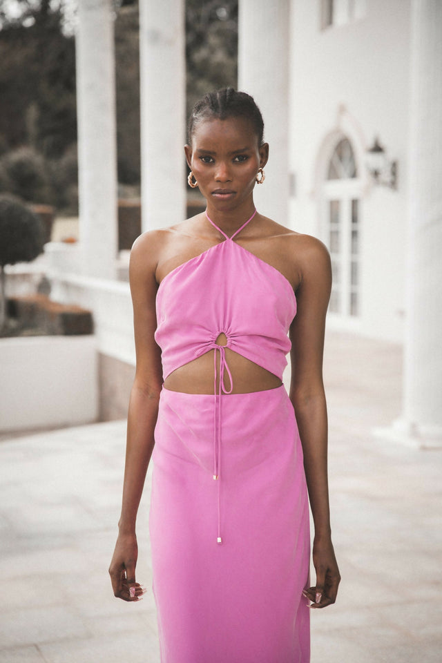 Winona Morado Midi Dress - Sale - 6 / Pink - Dresses