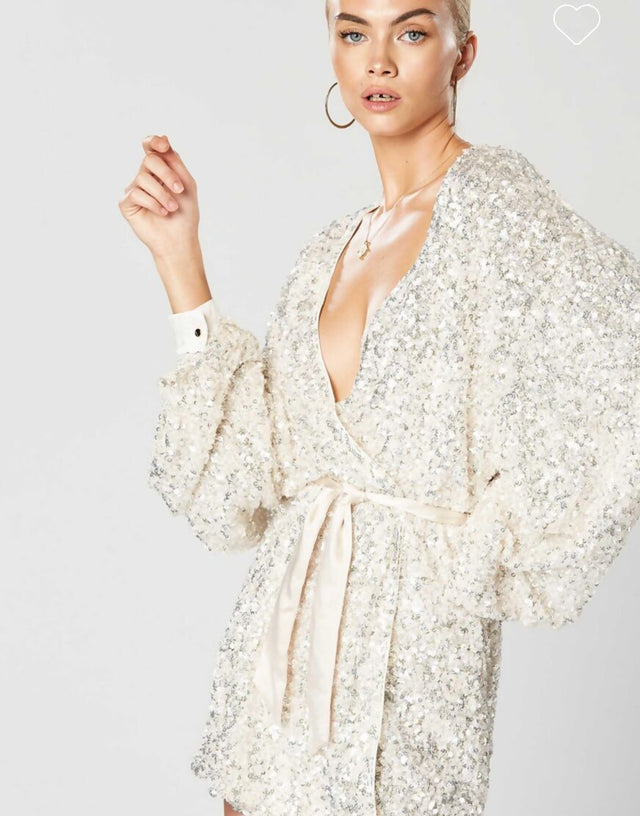 Winona Synergy Wrap Dress - 8 / White - Dresses