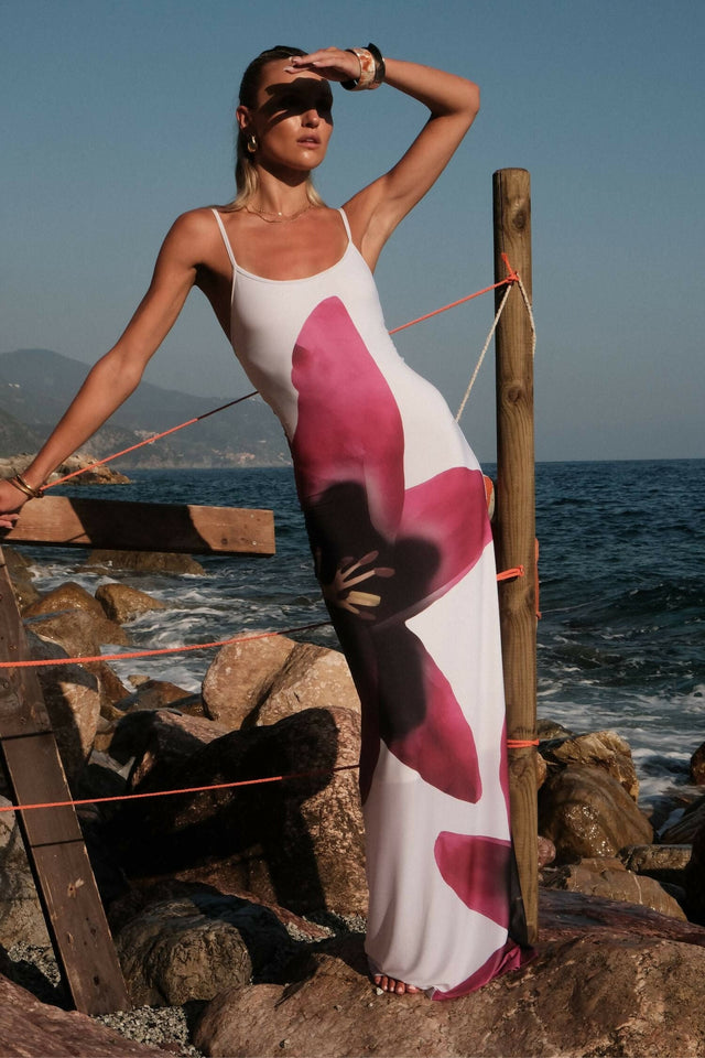 With Harper Lu Pearl Lily Midi dress - Dresses