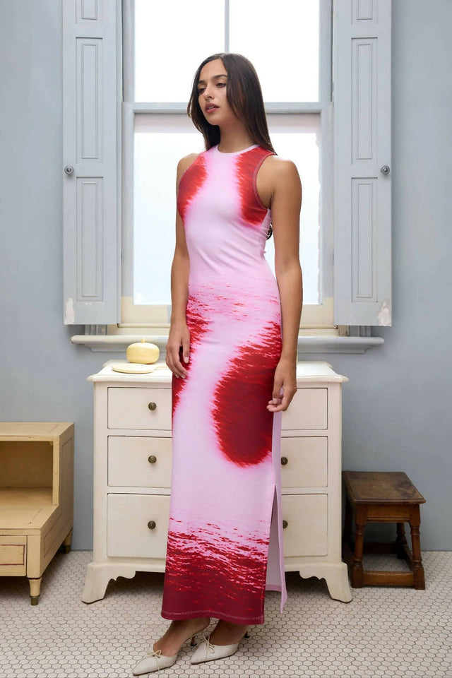 With Harper Lu Racer Dress | Isola Ocean - 8 / Multi - Dresses