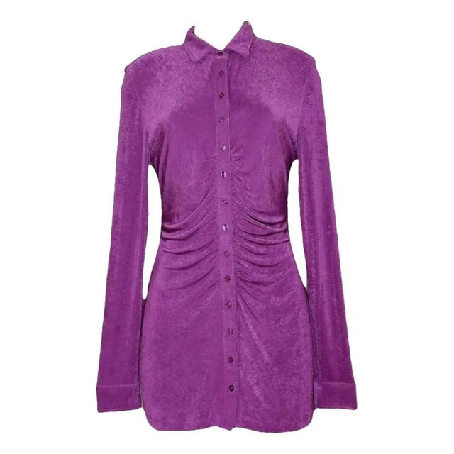 With Jean Andy Mini Purple - 8 / Purple - Dresses