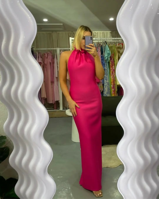 WMIY Alexis Gown - 8 / Pink - Dresses