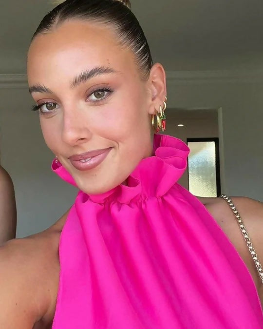 WMIY Alexis Gown - 8 / Pink - Dresses