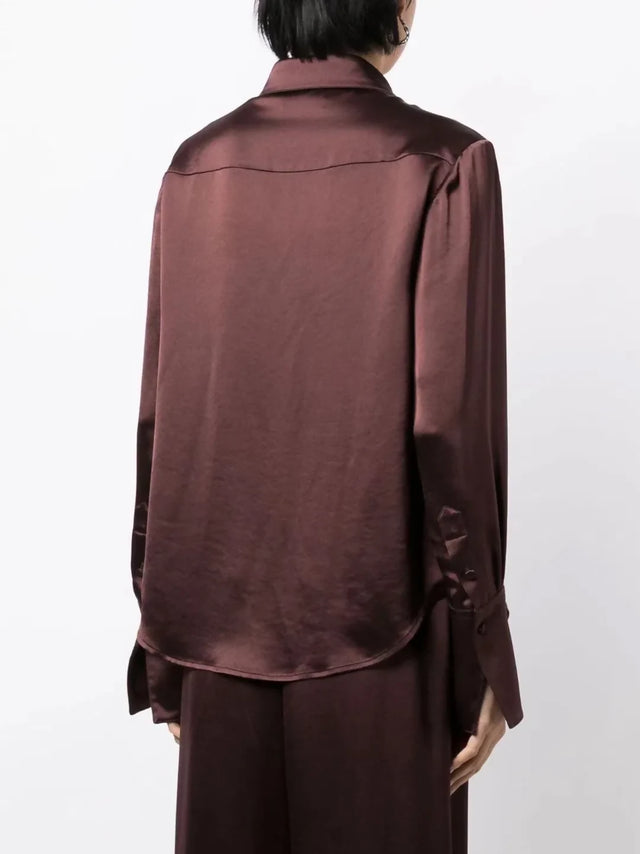 Anna Quan Lana Shirt and Matteo Pant Shaved Chocolate