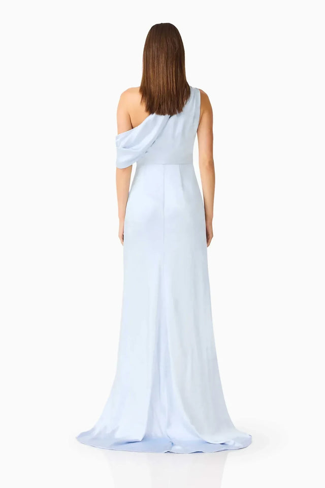Elliatt Isadora Off The Shoulder Gown - Pale Blue