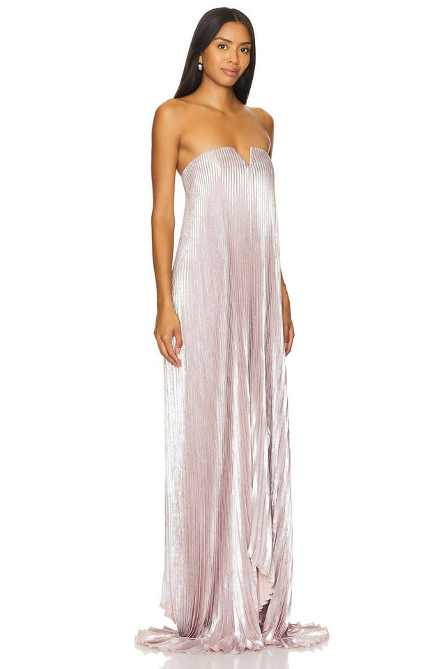 L'idee Black Tie Gown Dusty Shimmer Size 10