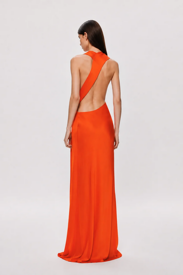Misha Harlow Maxi Dress Chilli Red Size XS / AU 6
