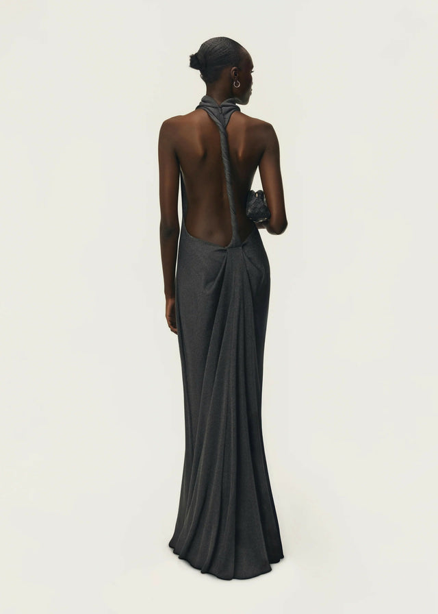 Arcina Ori Romy Maxi Dress in Chrome Metallic