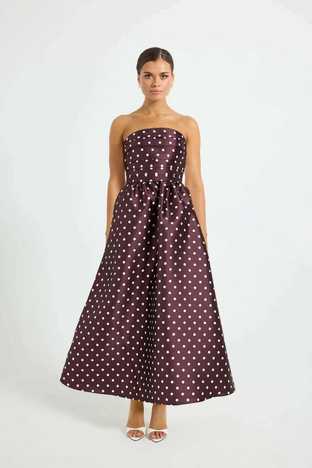 Pasduchas Alistair Strapless Midi